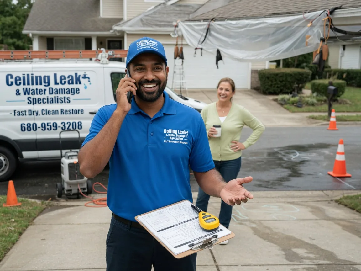 Ceiling Leak Cleanup Sidney, IA FAQs